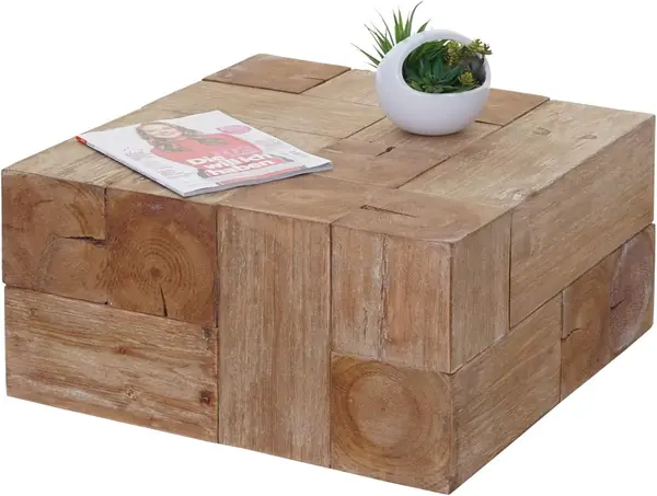 Couchtisch HWC-A15c 30x60x60cm Tanne