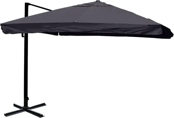 Gastronomie-Ampelschirm HWC-A96, 3x3m (Ø4,24m) Polyester…