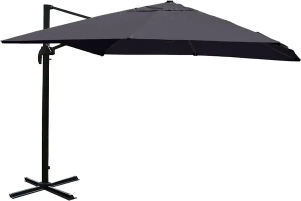 Gastronomie-Ampelschirm HWC-A96 3x4m Polyester/Alu