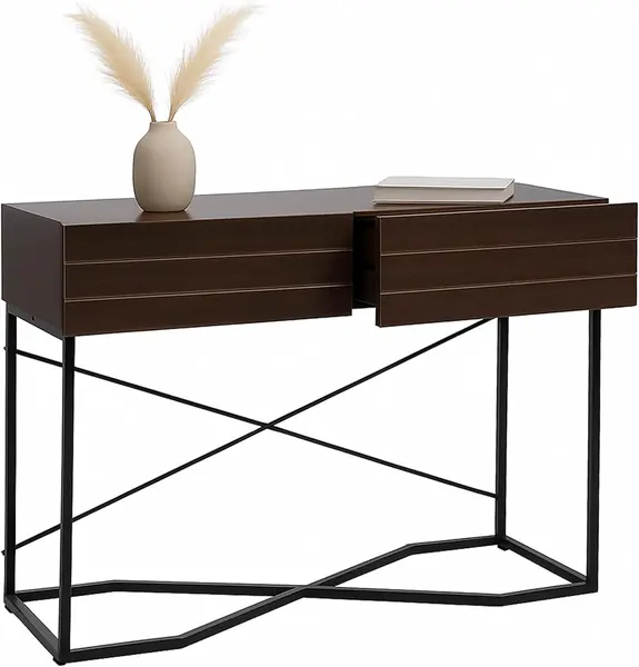Konsolentisch HWC-P47, Industrial 81x120x40cm…