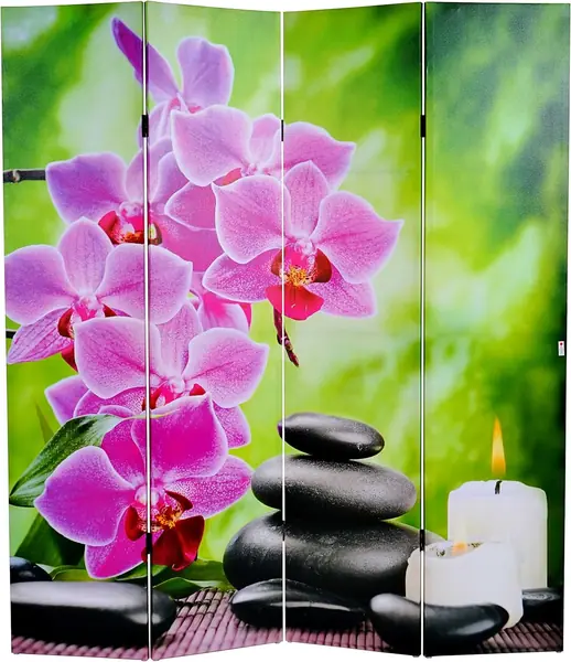 LED-Paravent Stones 180x160cm 2 LEDs