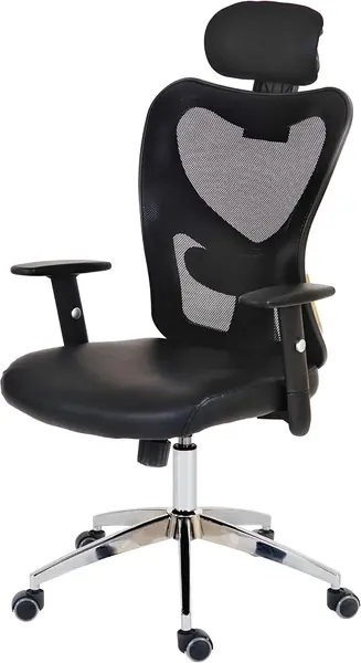 Profi-Bürostuhl Atlanta-AM, Kunstleder - schwarz