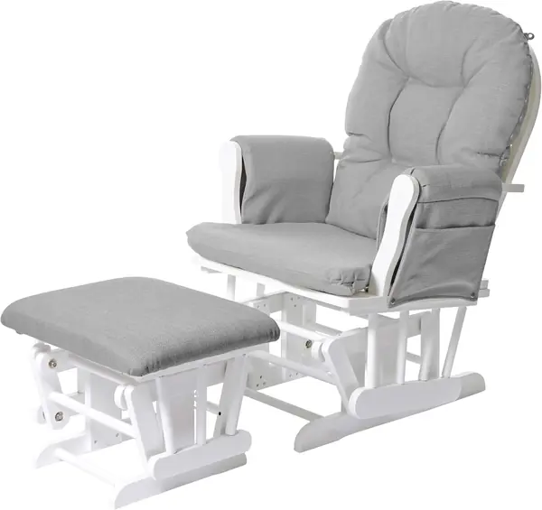 Relaxsessel HWC-C76 - Stoff/Textil, hellgrau…