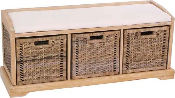Sitzbank Bienne, 112x46x37cm - hell