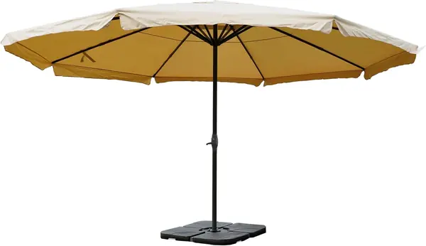 Sonnenschirm Meran Pro mit Volant mit Ständer