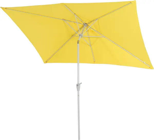 Sonnenschirm N23 2x3m Polyester/Alu - gelb